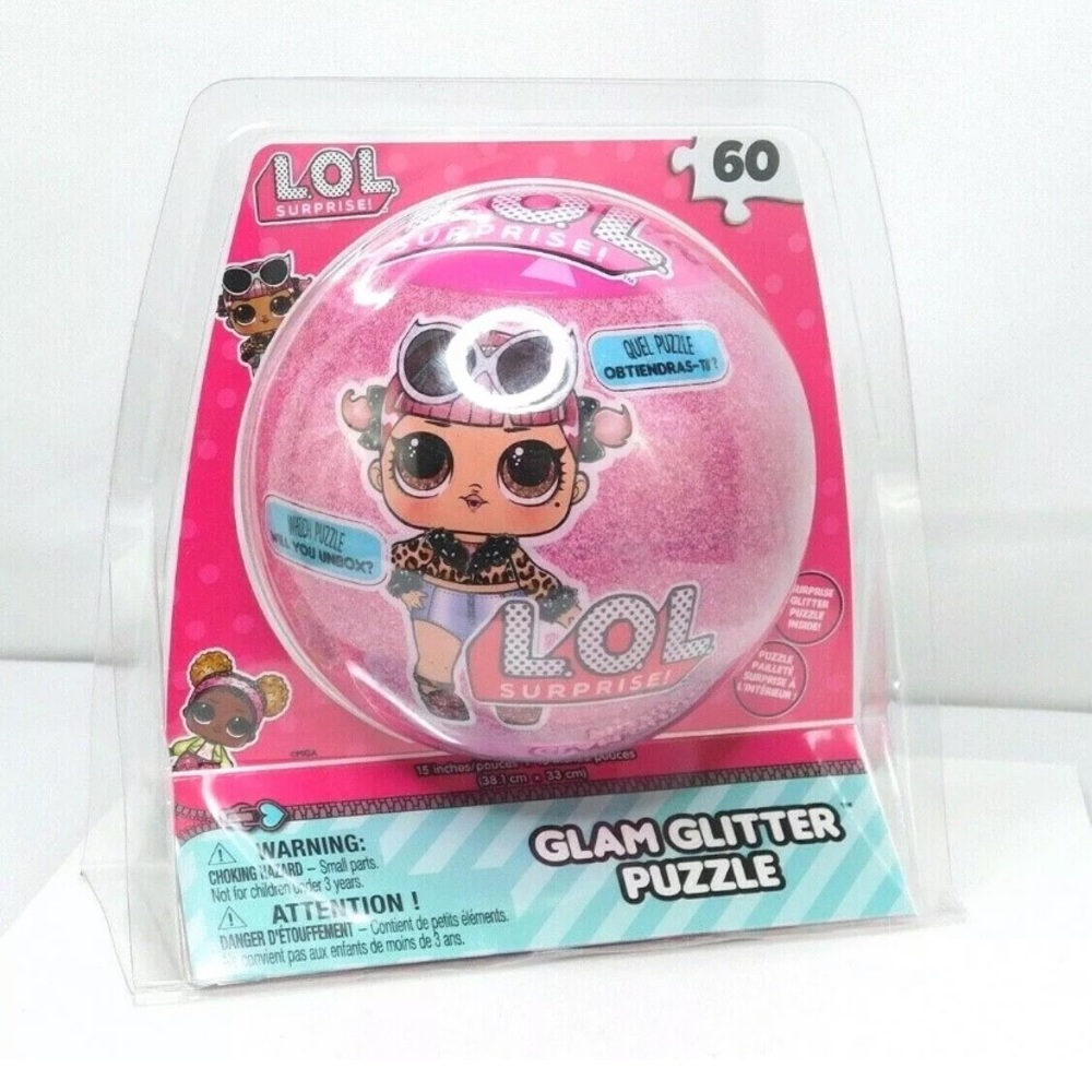 LOL Surprise Glam Glitter Ball Puzzle 60 Pieces